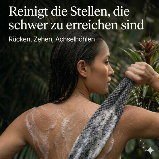 ALORINS® PurePeel – Antibakterielles Peeling-Handtuch