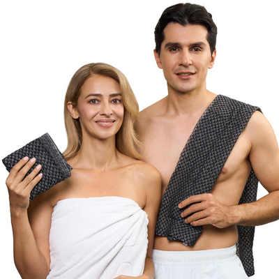 ALORINS® PurePeel – Antibakterielles Peeling-Handtuch